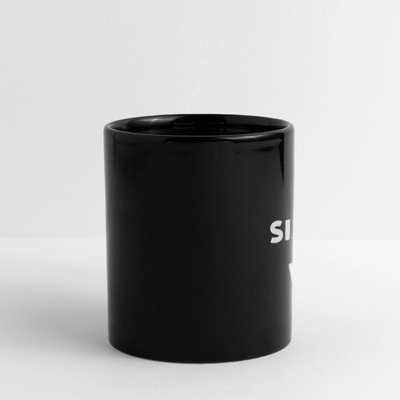 Installing Sixpack Please Wait Panorama-Tasse farbig