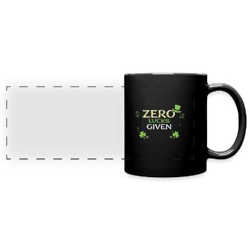 Zero Lucks Given - Panorama-Tasse farbig - Schwarz - Vorne