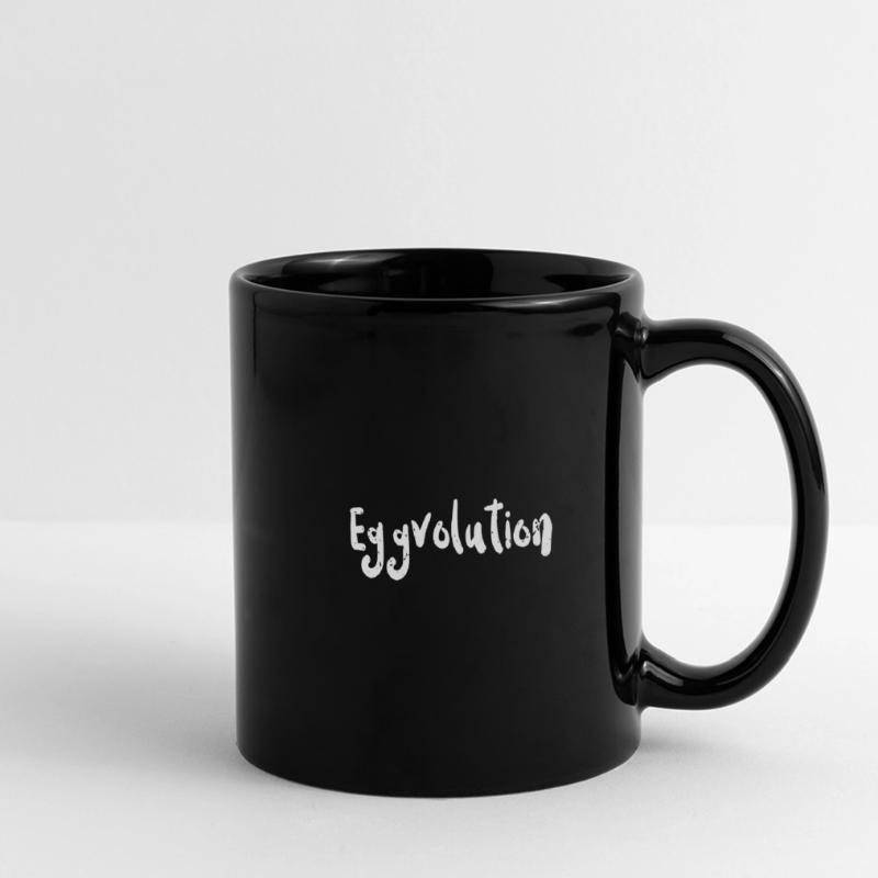 Eggvolution - Eggs Panorama-Tasse farbig
