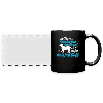 Le Sweathound hanovrien est tout simplement moelleux - Mug panoramique uni - noir - Devant