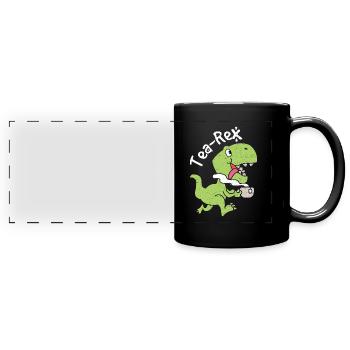 Thé Rex - Tee - Mug panoramique uni - noir - Devant