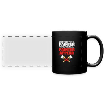 Painter Artist Artist Art Academy - Full Colour Panoramic Mug - black - Front