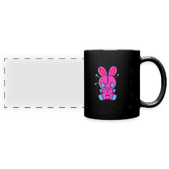Voodoo - Panorama-Tasse farbig - Schwarz - Vorne