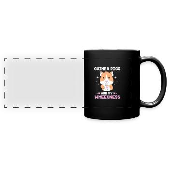 Guinea pig - Full Colour Panoramic Mug - black - Front