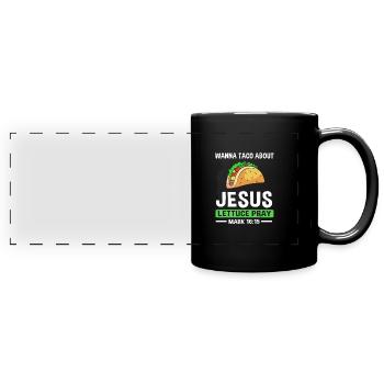 Youth pastor - Full Colour Panoramic Mug - black - Front