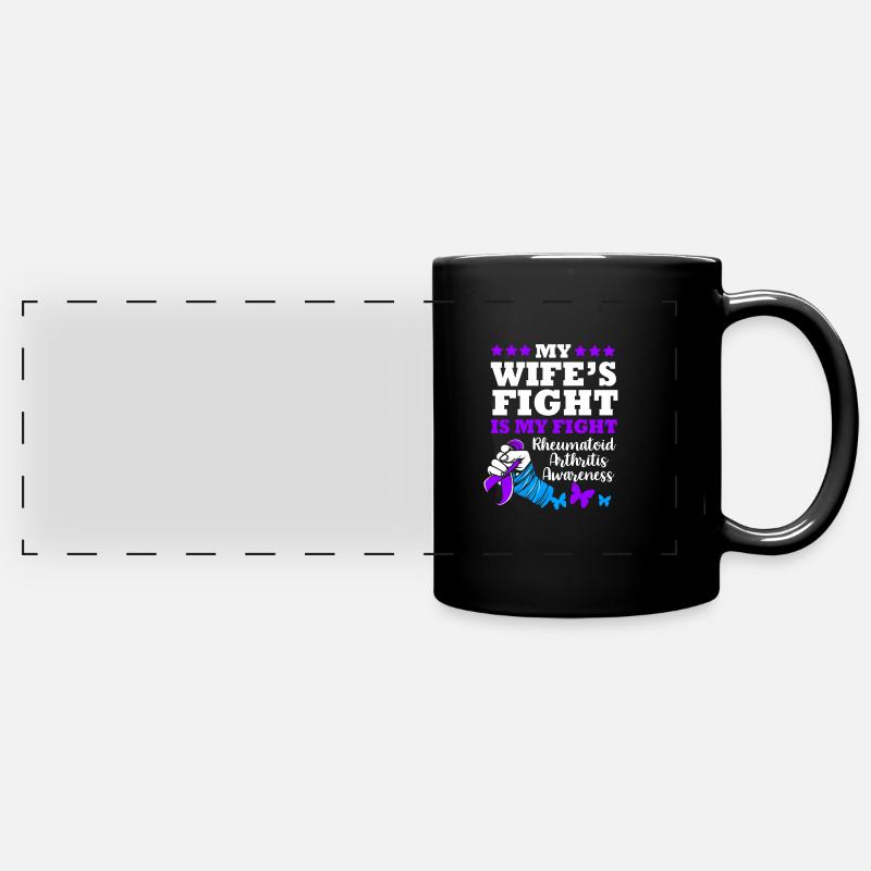 Rhumatismes Arthrite - Mug panoramique uni - noir