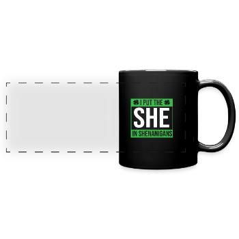 Shenanigan - Full Colour Panoramic Mug - black - Front