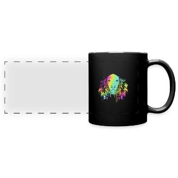 Cocker Spaniel - Mug panoramique uni - noir - Devant