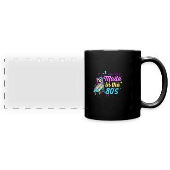 Flipper Pinball - Panorama-Tasse farbig - Schwarz - Vorne
