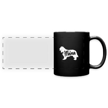Cocker Spaniel - Mug panoramique uni - noir - Devant