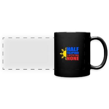 Filipino Philippines - Full Colour Panoramic Mug - black - Front