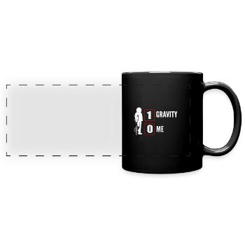 Broken leg - Full Colour Panoramic Mug - black - Front