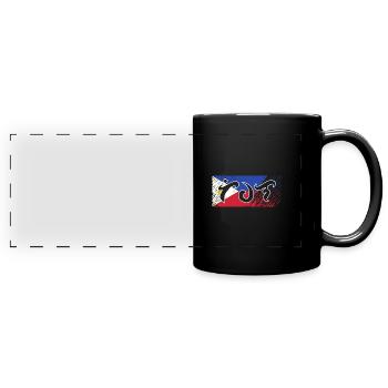 Filipino Philippines - Full Colour Panoramic Mug - black - Front