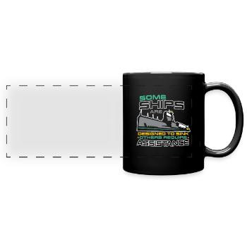 Submariner Submarines Veteran designed to sink - Panorama-Tasse farbig - Schwarz - Vorne