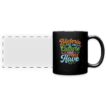 Microbiologiste Microbiology Lab Staph Gift Idea - Mug panoramique uni - noir - Devant