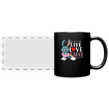 Ballet Ballerina Dance Dancer Dancing Ballet Gift - Full Colour Panoramic Mug - black - Front