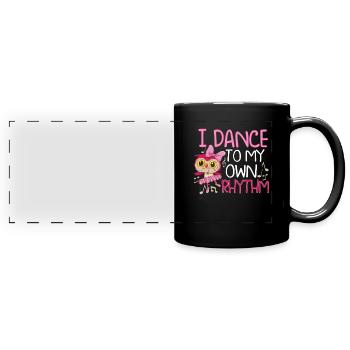 Ballet Ballerina Dance Dancer Dancing Ballet Gift - Full Colour Panoramic Mug - black - Front