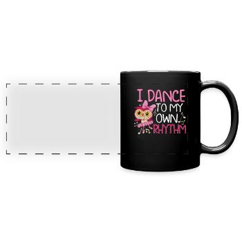 Ballet Ballerina Dance Dancer Dancing Ballet Gift - Full Colour Panoramic Mug - black - Front