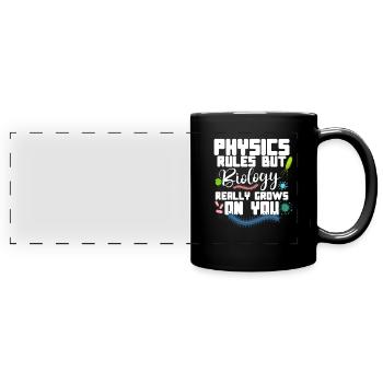Microbiologist Microbiology Lab Staph Biology - Panorama-Tasse farbig - Schwarz - Vorne