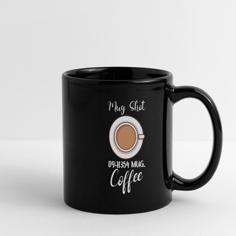 Coffee Lover Caffeine Molecule Java Latte Espresso Panorama-Tasse farbig
