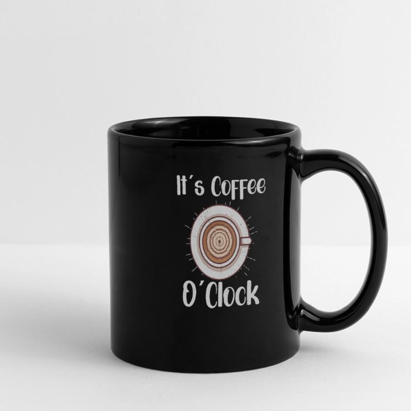 Coffee Lover Caffeine Molecule Java Latte Espresso Panorama-Tasse farbig