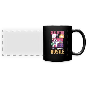 Real Estate Agent Realtor Home Closing Investor - Full Colour Panoramic Mug - black - Front