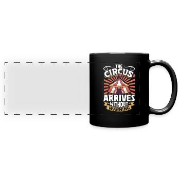 Circus Arts Circus Artists Event Staff - Full Colour Panoramic Mug - black - Front