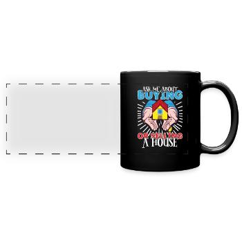 Real Estate Agent Realtor Home Closing Investor - Full Colour Panoramic Mug - black - Front