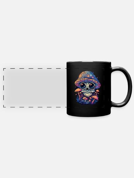 Trippy Goblin - Panorama-Tasse farbig - Schwarz