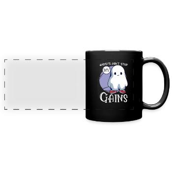 Bodybuilding Powerlifting Weightlifting Fitness - Full Colour Panoramic Mug - black - Front
