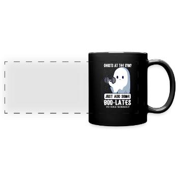 Bodybuilding Powerlifting Weightlifting Fitness - Full Colour Panoramic Mug - black - Front