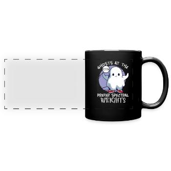 Bodybuilding Powerlifting Weightlifting Fitness - Full Colour Panoramic Mug - black - Front