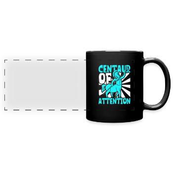 Centaure Mythologie grecque Patrimoine grec Astrologie - Mug panoramique uni - noir - Devant