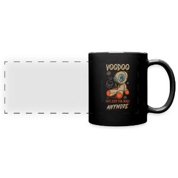 Hexe Okkult Gothic Dunkel Satanisch Unheilige - Panorama-Tasse farbig - Schwarz - Vorne