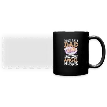 perte du nourrisson, fausse couche, conscience, - Mug panoramique uni - noir - Devant