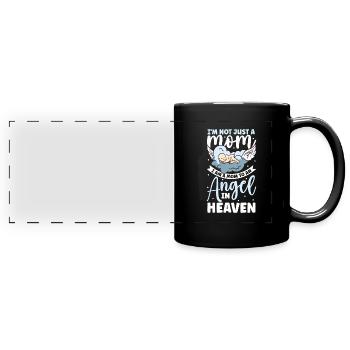 perte du nourrisson, fausse couche, conscience, - Mug panoramique uni - noir - Devant