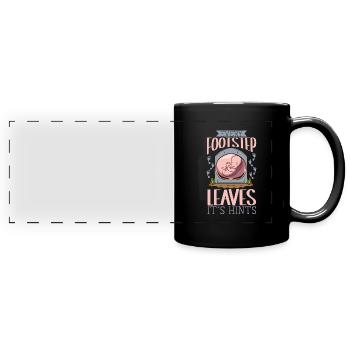 perte du nourrisson, fausse couche, conscience, - Mug panoramique uni - noir - Devant