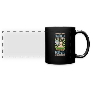 perte du nourrisson, fausse couche, conscience, - Mug panoramique uni - noir - Devant
