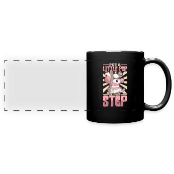 Tenue de pom-pom girl - Mug panoramique uni - noir - Devant