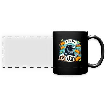 Edgar Allan Poe Fan, Classic Literature, - Full Colour Panoramic Mug - black - Front