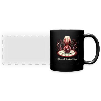 Red Light Therapy Low-level laser therapy for the - Full Colour Panoramic Mug - black - Front