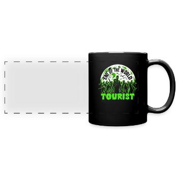 Horror Movie Fan Zombie Horror Classic - Full Colour Panoramic Mug - black - Front