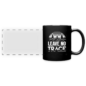 Anti-littering No Environmental Waste Recycle - Full Colour Panoramic Mug - black - Front