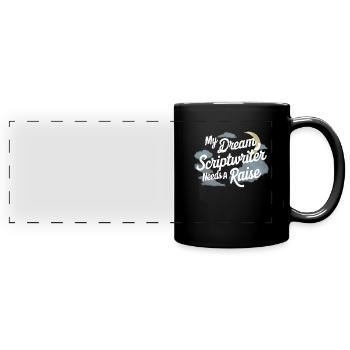 Speaking in Sleep, Somniloquy, Speaking in Sleep - Full Colour Panoramic Mug - black - Front