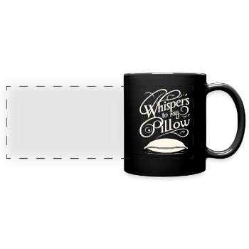 Speaking in Sleep, Somniloquy, Speaking in Sleep - Full Colour Panoramic Mug - black - Front