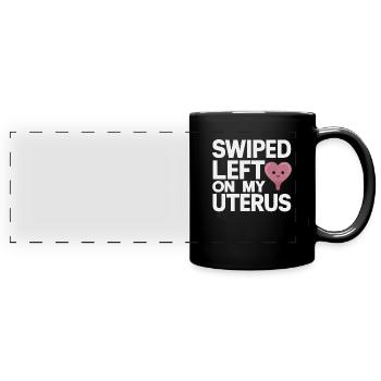 Hysterektomie-operation Zur Wiederherstellung Der - Panorama-Tasse farbig - Schwarz - Vorne