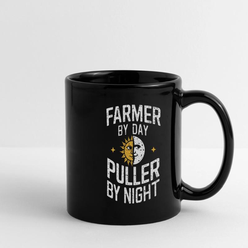 Tractor Pulling Tractor Pulling Tractor Power Farm Full Colour Panoramic Mug