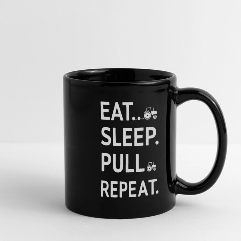 Tractor Pulling Tractor Pulling Tractor Power Farm Full Colour Panoramic Mug