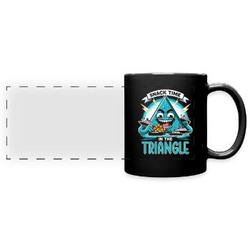 Mysteriöses Verschwindenlassen Im Bermudadreieck - Panorama-Tasse farbig - Schwarz - Vorne