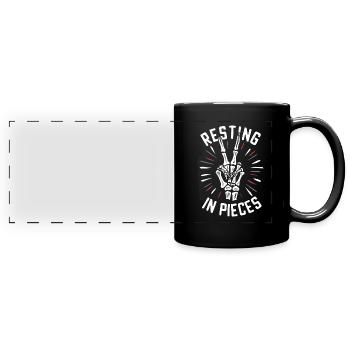 Renouveau de l’emo et mode alternative pour les enfants de la scène - Mug panoramique uni - noir - Devant